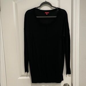 Merona Black Knit Top. Size Medium.